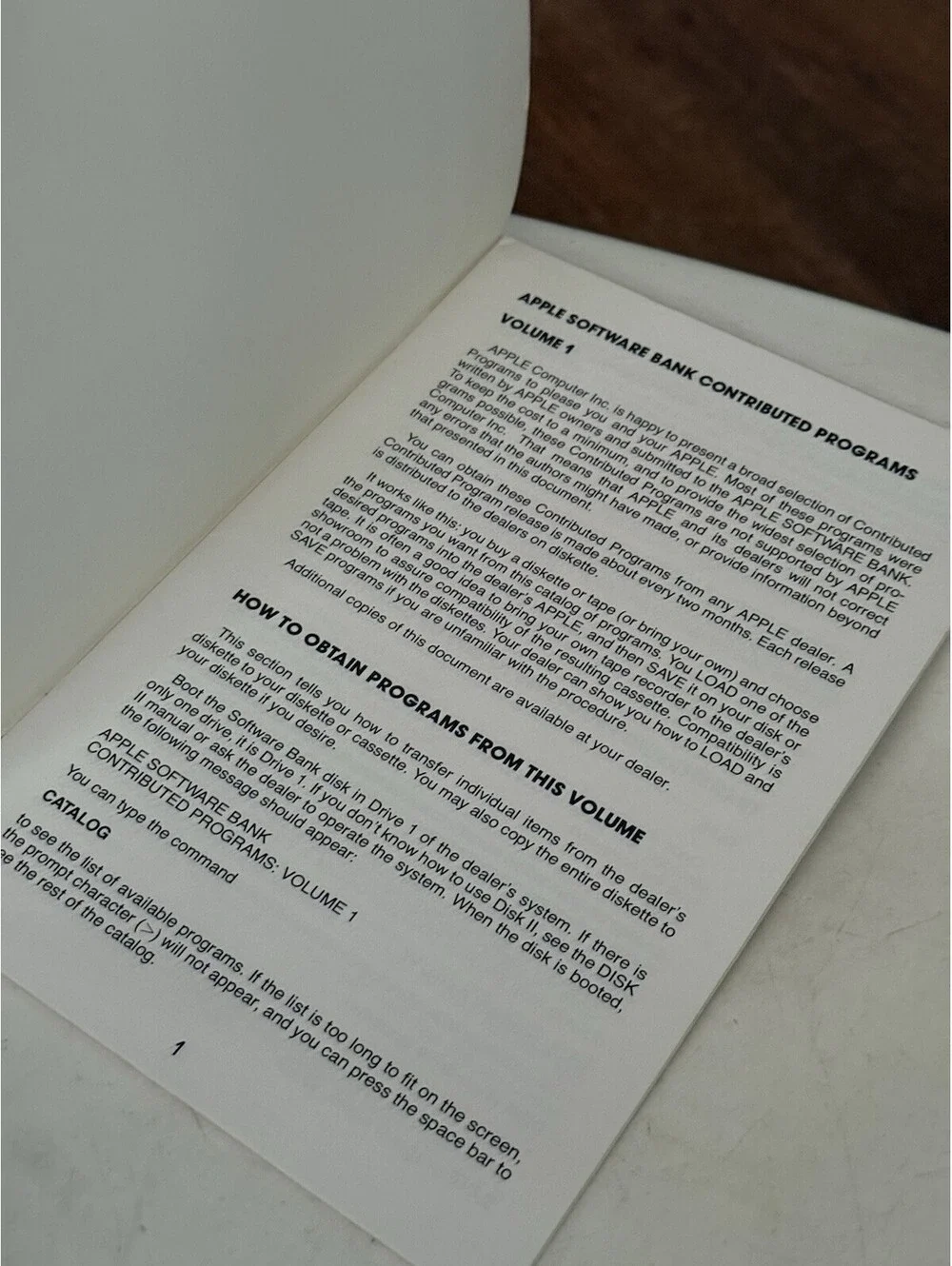 Vintage Apple Software Bank Contributed Programs Vol 1-2 Bonus Issue 1978